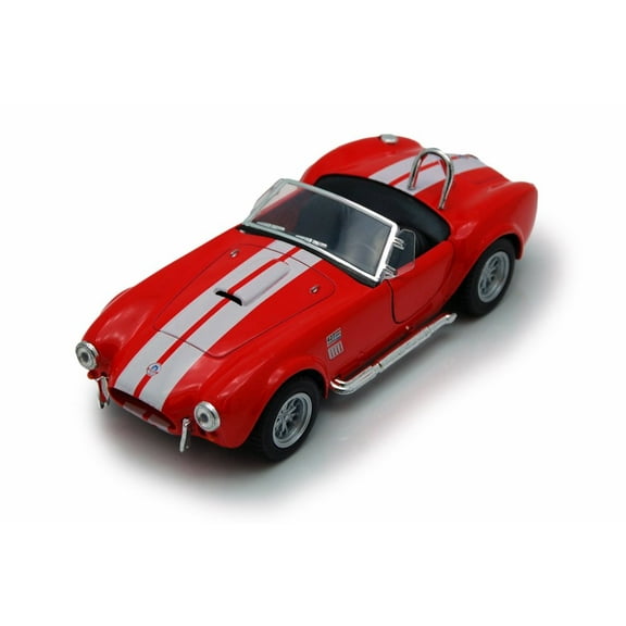 1965 Shelby Cobra 427 S/C Convertible, Red - Kinsmart 5322/4D - 1/32 scale Diecast Model Toy Car (Brand New, but NOT IN BOX)
