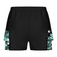 thumbnail image 2 of iixpin Girls Solid Ruffles Side Swim Shorts Loose Fit Trunks Boardshorts Running Jogging Sports Underpants Summer Hot Bottoms Green 16, 2 of 5