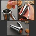 thumbnail image 2 of Small Nuez, abridor de nueces, galleta de nueces de metal para nueces grandes y pequeñas, nueces, almendras, 2 of 5
