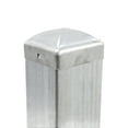 thumbnail image 3 of 2 1/2" x 2 1/2" Square Pressed Steel Dome Caps Galvanized Steel (10 Pack), 3 of 5