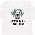 thumbnail image 4 of Inktastic Great Dane Dog Lover Boys or Girls Long Sleeve Toddler T-Shirt, 4 of 5