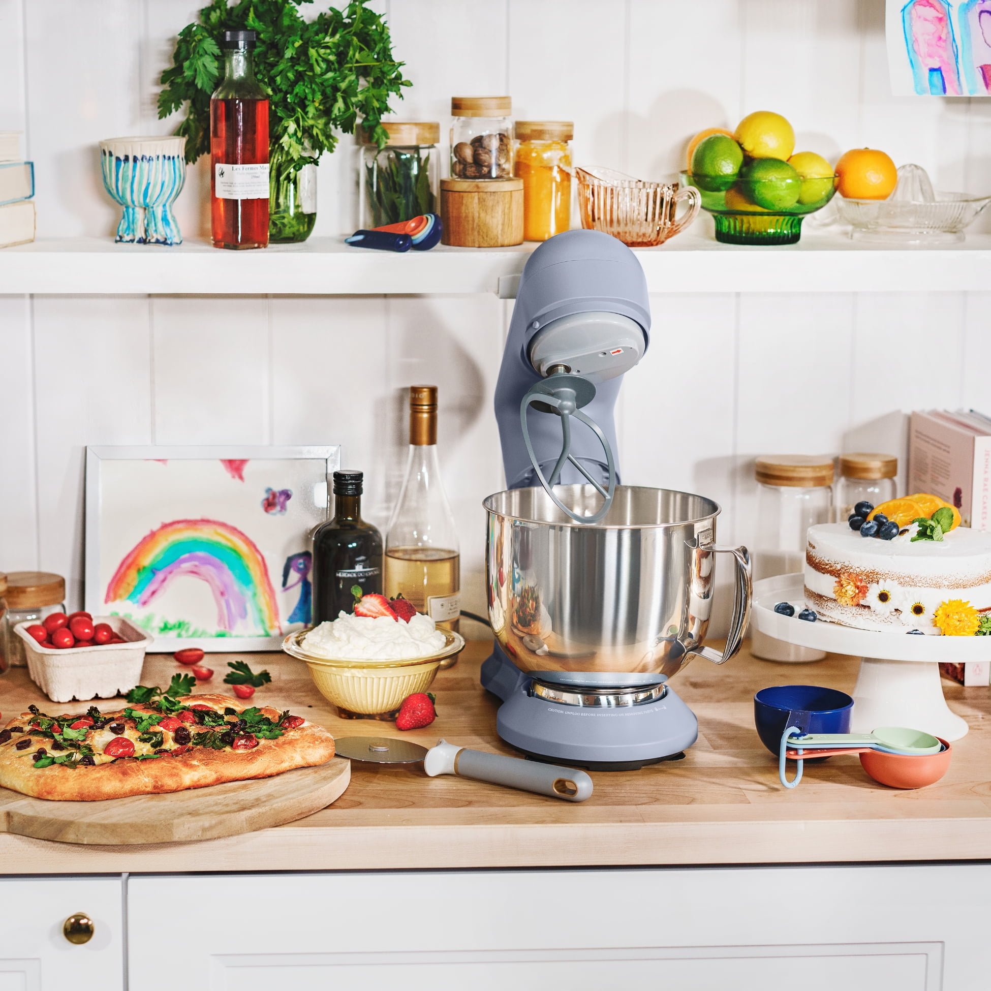 Drew Barrymore's Walmart line debuts a stylish stand mixer