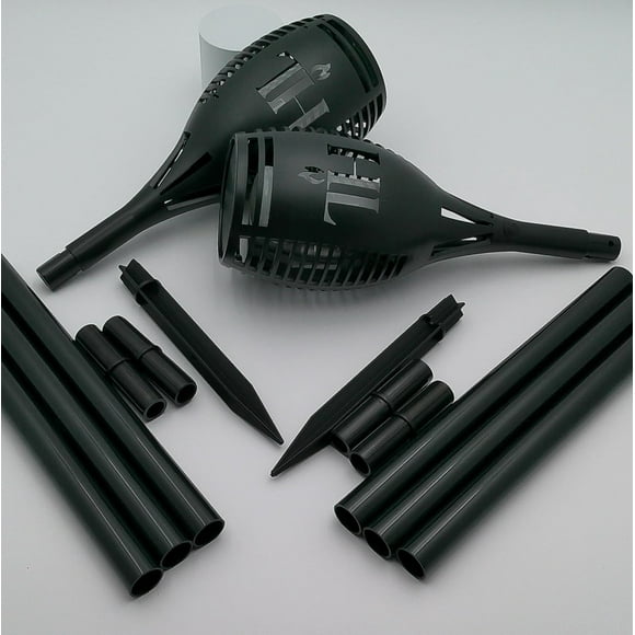 SHIJIU-Solar Torch Holder Lantern| Solar Powered | Solar Tiki Lantern | Self timed Dusk to Dawn | Perfect Compliment to Torch Holder Spike & Wallmount | RV Entrance | Auto on and Off | Lamp - 5 W