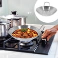 thumbnail image 3 of Stainless Steel Wok Round Bottom Wok Large Fry Pan Large Capacity Pan, 3 of 8