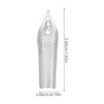 thumbnail image 2 of LOVEVER 120 pcs  Fountain Pen Nibs Set Pen Replacement Nibs Various Sizes Pen Nibs Set, 2 of 8