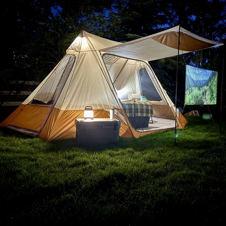 Ozark Trail 10 Person Glamping Ridge Tent with Awning