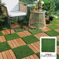 thumbnail image 3 of Piso Deck Pasto Sintético Wpc Modular Jardín 30x30cm Fácil Instalación 6pzs, 3 of 8