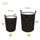 thumbnail image 3 of Balery Gold Spiders And Cobwebs Cesta de ropa redonda con asas, impermeable, independiente, para ropa, juguetes, dormitorio y familia-Medium, 3 of 6