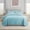 Blue, variant on Qatan Quilt Twin Size - Lightweight Twin Quilted Bedspread, Bed Quilt Set with Sham (Gray)