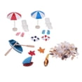 thumbnail image 1 of Dollhouse Beach Scenes 1/12 Casa de de Playa Concha Accesorio Decoración de de Multicolor Magideal Dollhouse Beach Scenes, 1 of 7