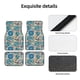 thumbnail image 4 of Balery Vintage Floral Butterflies Juego de 4 Alfombrillas para Auto, Revestimientos de Caucho Resistente, Diseño Antideslizante, 4 of 7