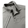 thumbnail image 5 of MYAOYI Polo Shirt for Men Contrast Placket Polo Shirt Full Piping Trim Short Sleeve Chest Pocket Daily Work Golf Top, 5 of 7