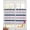 Navy blue, pink, gray, variant on Pink Grey Striped Sheer Curtains 54 Inch Length 2 Panels Set for Living Room/Bedroom, Farmhouse Stripes Modern Abstract Art Kitchen Curtains Grommet Semi-Sheer Curtains Window Treatments 42"x54"x2