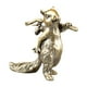 thumbnail image 1 of Estatua de ardilla de latón, adorno antiguo de ardilla, coleccionable, decoración de escritorio, escultura animal para hogar, escritorio, oficina,, 1 of 9