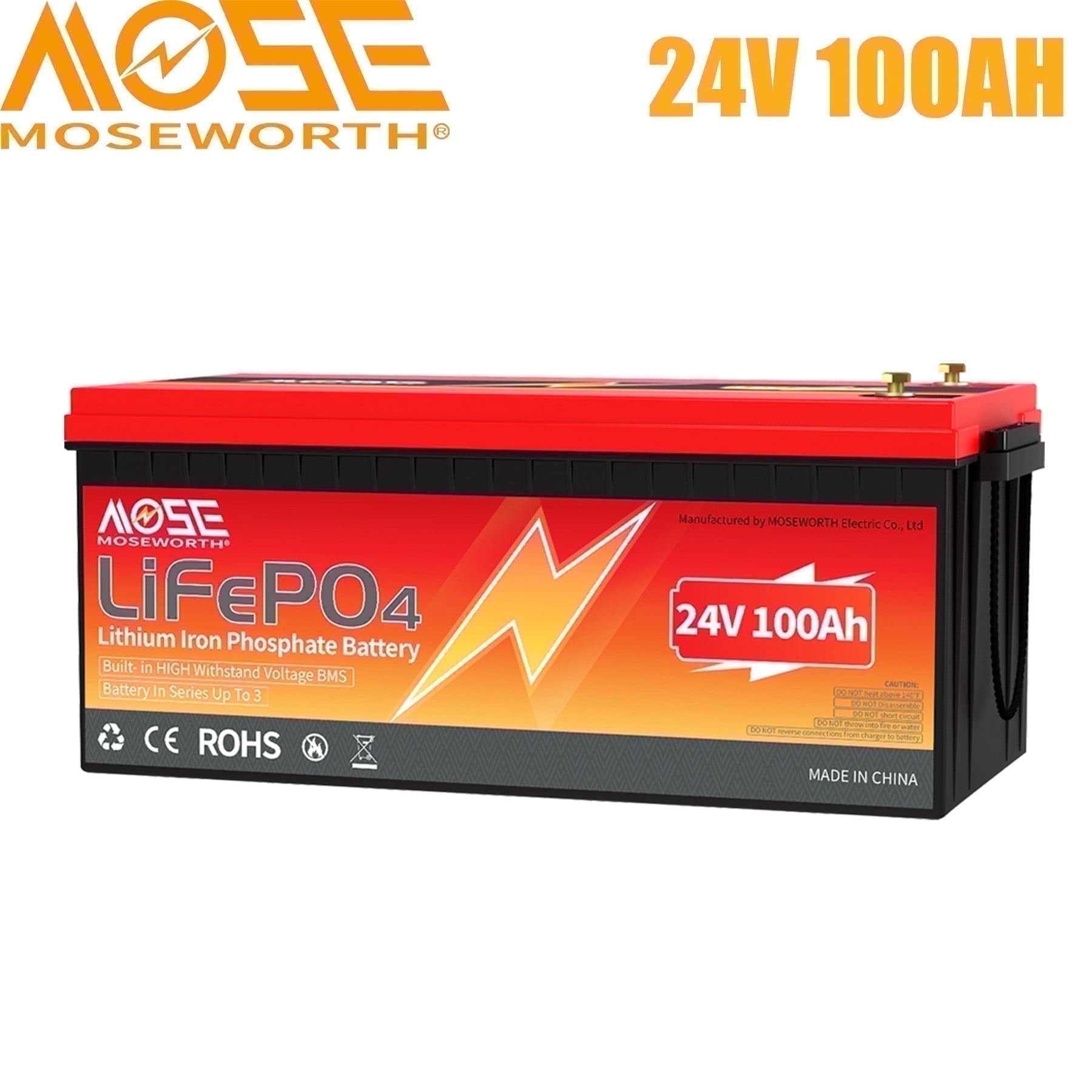 12V 100Ah Bluetooth Lithium Battery | Group 27 3 Pack