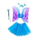 thumbnail image 1 of Conjunto de disfraz de hada para niñas, 4 piezas, Cosplay para niños, falda tutú con ala de Ángel, vestido con diadema para fotografía, recuerdos de Azul Fernando Ala del ángel, 1 of 8