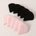 thumbnail image 5 of 10-piece Fan-shaped Powder Puff Set (2 Colors), Soft Velvet Makeup Puff, Beginner Facial Makeup Tool, 5 of 10