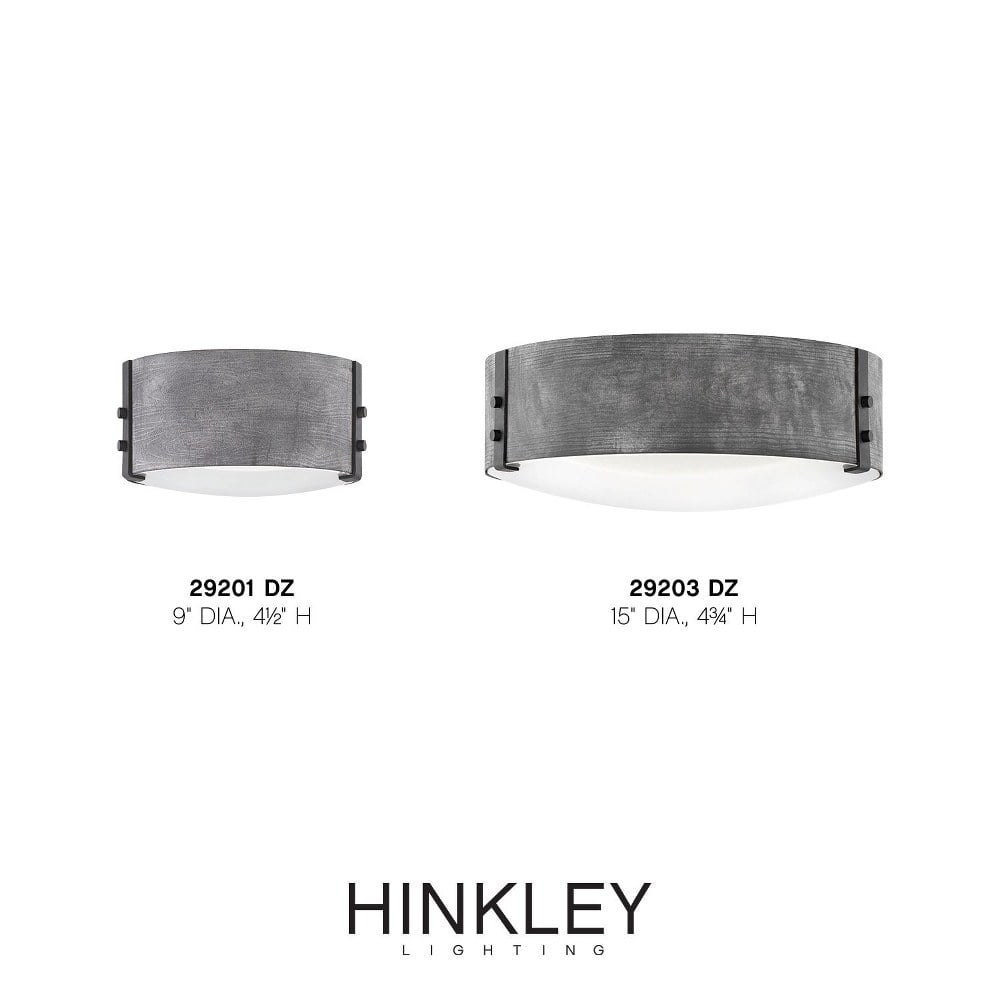 Hinkley Lighting 29203 Sawyer 3 Light 15" Wide Open Air Outdoor Flush Mount Ceiling