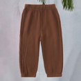 thumbnail image 2 of XXWXYD Toddler Cotton Linen Harem Pants Bloomer Joggers Elastic Waist Casual Play Clothes Boys Girls Summer Fall 1-8T, 2 of 7
