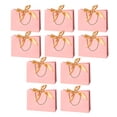 thumbnail image 1 of 10 bolsas de regalo para fiestas con lazo para envolver regalos para niños. Rosa XS, 1 of 3