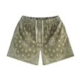 thumbnail image 2 of Athletic Shorts for Men Women 2026 Summer Casual Elastic Waist Breathable Boho Printed Beach Shorts with Pockets, 2 of 3
