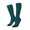 1 Black, variant on Women Crew Soft Moisture-wicking Socks Teal On Black Plaid Pattern Design Cotton Socks, One Size fit All