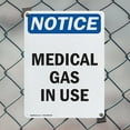 thumbnail image 5 of (2 Pack) Medical Gas In Use OSHA Notice Sign 12 Inch X 18 Inch Plastic Sign, Weather Resistant, UV Protected for Workplace, Business, and Construction Site, Made in the USA, 5 of 8