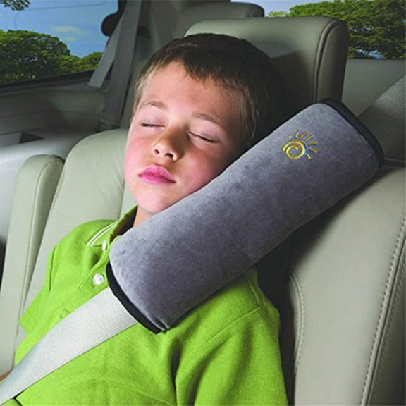 Cartoon Cute Short Plush Children's Seat Belt Shoulder Protection $ Soft Car Seat Belt Cover Head Pillow Children's Neck Support