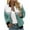 Green, variant on PVCS Trendy Jackets for Women Zipper Bomber Jackets Lightweight Outerwear Windbreaker with Pocket M
