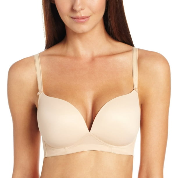 Freya Deco Women`s Wirefree Moulded Soft Cup Bra, 32D, Nude