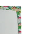thumbnail image 3 of Ambesonne Flamingo Fitted Sheet, Fresh Exotic Jungle, Full Size, Multicolor, 3 of 3