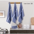 thumbnail image 3 of Juego de 6 paños de cocina LANE LINEN, 100% algodón, color azul, 38 x 64 cm, 3 of 9