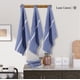 thumbnail image 3 of Juego de 6 paños de cocina LANE LINEN, 100% algodón, color azul, 38 x 64 cm, 3 of 9