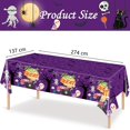 thumbnail image 1 of Halloween Tablecloth, Trick Or Treat Ghost Waterproof Table Cloth, Disposable Party Decor Tablecloth, 1 of 4