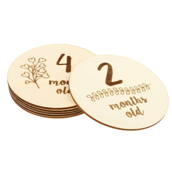 6 Pcs Double-sided Photo Props Baby Infant Boy