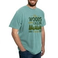 thumbnail image 4 of CafePress - The Woods Are Calling T Shirt - Mens Comfort Colors Shirt, 4 of 5