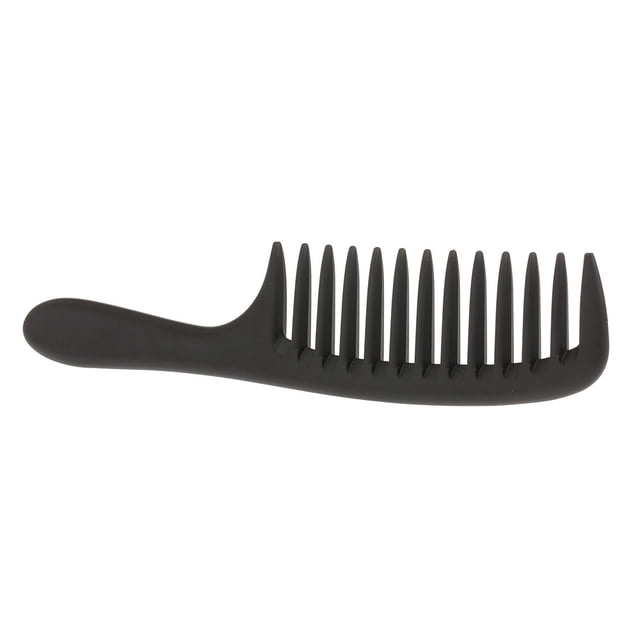 Detangling Wide Tooth Comb Detangling Hair Wide Comb Round Teeth Hair Comb Carbon Antistatic Comb