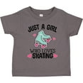 thumbnail image 3 of Inktastic Just a Girl Who Loves Skating Girls Toddler T-Shirt, 3 of 5