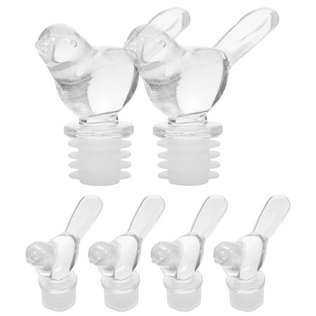 

6 Pcs Crystal Wine Cork Stopper Bottle Stoppers Wedding Favors for Guests Party