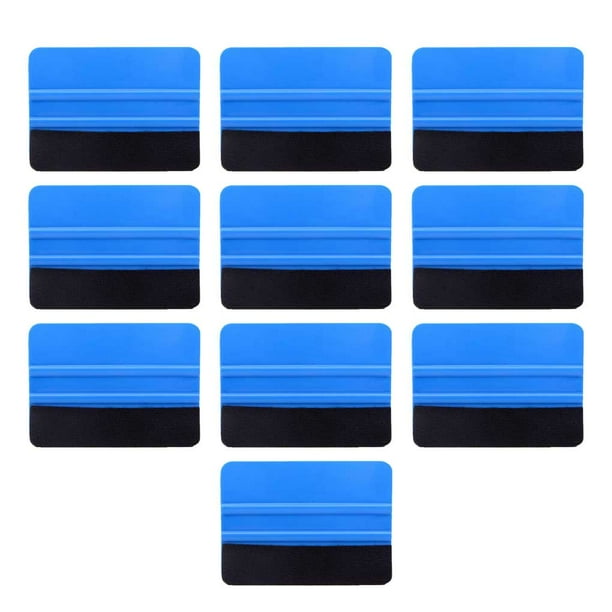 Sidaley 10 piezas, rascador Universal para envolver el coche, pegatina para vehículo, instalación de película, escobilla de goma, herramienta de Vehículos, repuestos y accesorios Mis Azul Sidaley VI022037-04