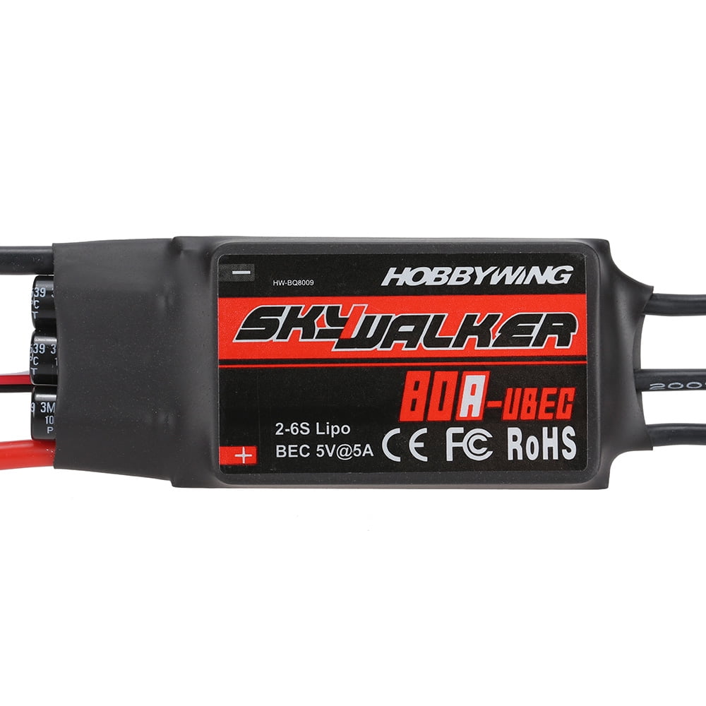 Hobbywing Skywalker 80A UBEC 2-6S ESC Electric Speed Controller For RC airplane 
