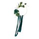 thumbnail image 3 of Corona de flores artificiales decorativa de moda con cinta artesanal para colgar en la puerta principal. Verde, 3 of 9