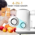 thumbnail image 3 of Baby Food Maker 4 in 1 Puree Blender Auto Grinding Knob Control Dishwasher Safe, White for aged 6 months to 2, 3 of 10