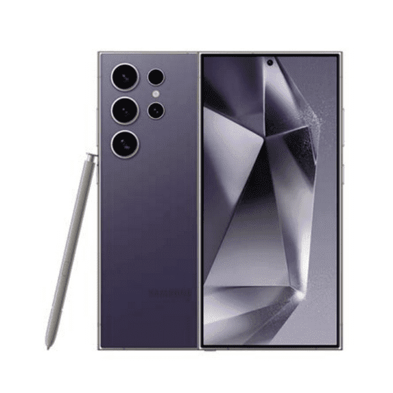 Restored Samsung Galaxy S24 Ultra SM-S928U1 Unlocked 512GB Titanium Violet (Refurbished)