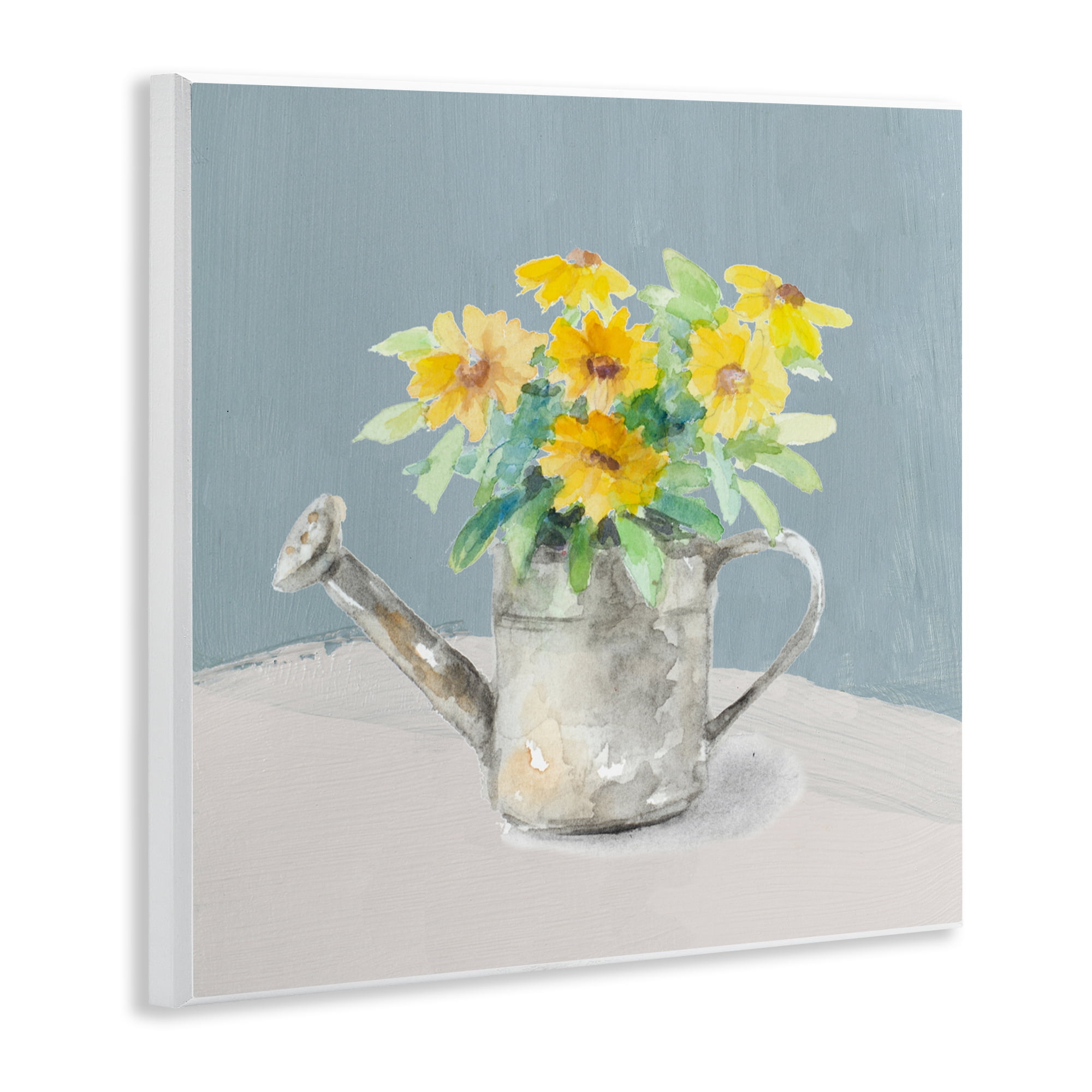 Stupell Industries Daisies in Watering Can Wall Plaque Art, design by Lanie Loreth