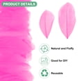 thumbnail image 2 of Uxcell Paquete de 50 Plumas para Manualidades, Rosa 1.57-3.15 Pulgadas Plumas de Ganso Naturales Esponjosas para Decoraciones de Bodas, 2 of 6