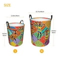 thumbnail image 3 of Sikiie Dancing African Womans Print Round Dirty Clothes Basket, Waterproof Standing Foldable Storage Basket, for Laundry Room, Bedroom, Bathroom Storage-Medium, 3 of 6