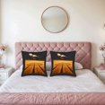 thumbnail image 2 of Set of 2 18x18in Throw Pillow Covers - Futuristic Circular Pattern Design Perfect for Couch Bed or Car - Surreal Style Accent, 2 of 8
