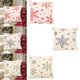 thumbnail image 1 of Almohada Navideña de Copo de Nieve de Terciopelo, Cojín para Sala de Estar, Sofá, Dormitorio, Decoración de Tela para El Hogar, 1 of 7