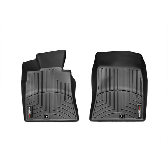 WeatherTech Custom Fit FloorLiners compatible with Hyundai Equus, Genesis - 1st Row (Driver & Passenger), Black